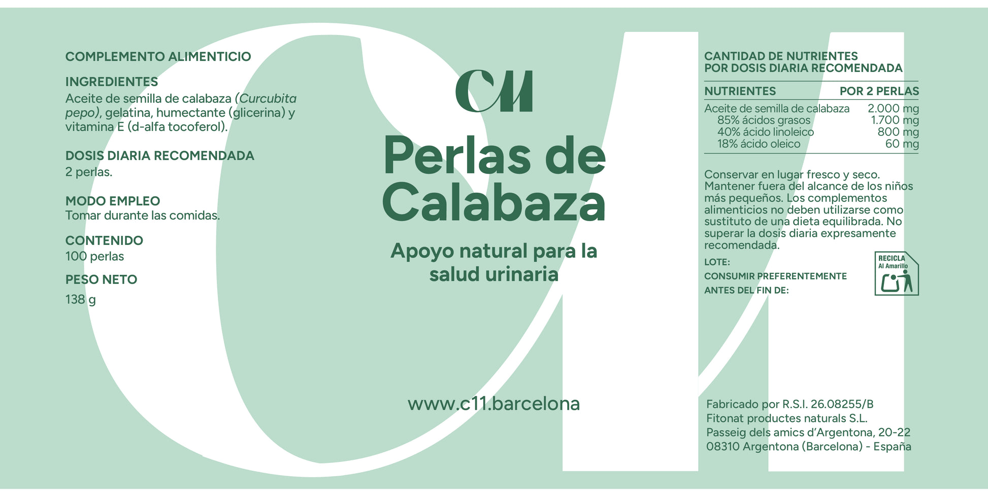 Perlas de calabaza