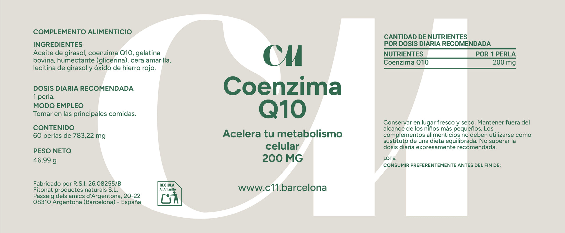 Coenzima Q10 200mg